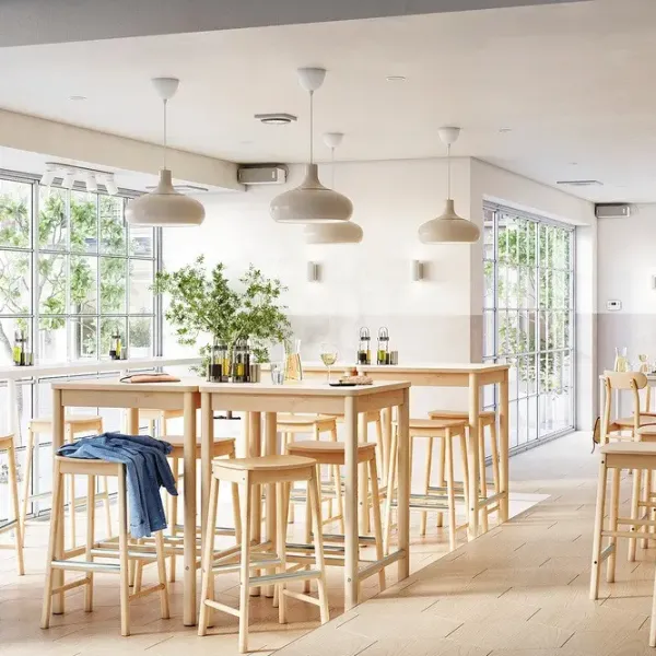 Scaun de bar Ikea Ronninge Lemn / Lemn / Lemn natural photo 18