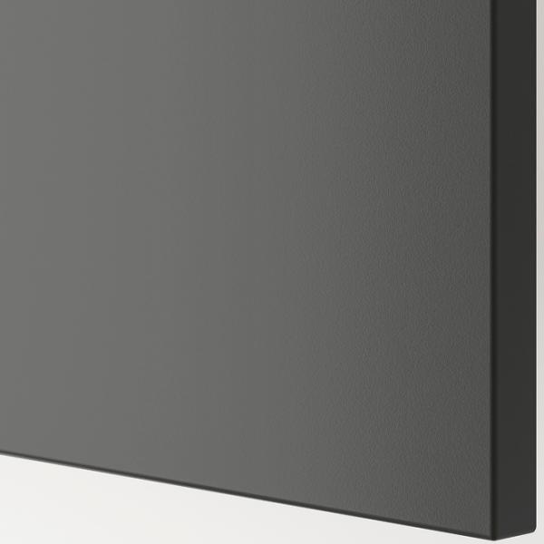 Комод Ikea Besta/Lappviken/Stubbarp 74 x 180 x 42см / МДФ / Тёмно-серый photo 2
