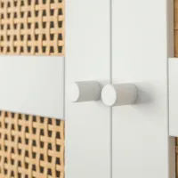 Комод Ikea Billy/Hogadal 106 x 80 x 30см / МДФ / Белый - Бамбук photo 5