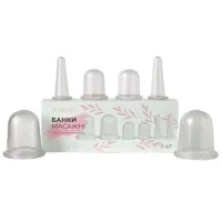 Присоски для массажа Chudesnik SVT6 Силикон / 6