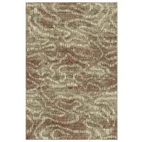 Covor Covoare Ungheni Geo Brown Beige / Acril