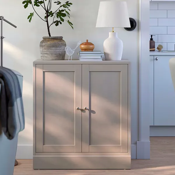 Комод Ikea Havsta 89 x 81 x 45см / МДФ / Серо - Бежевый photo 2