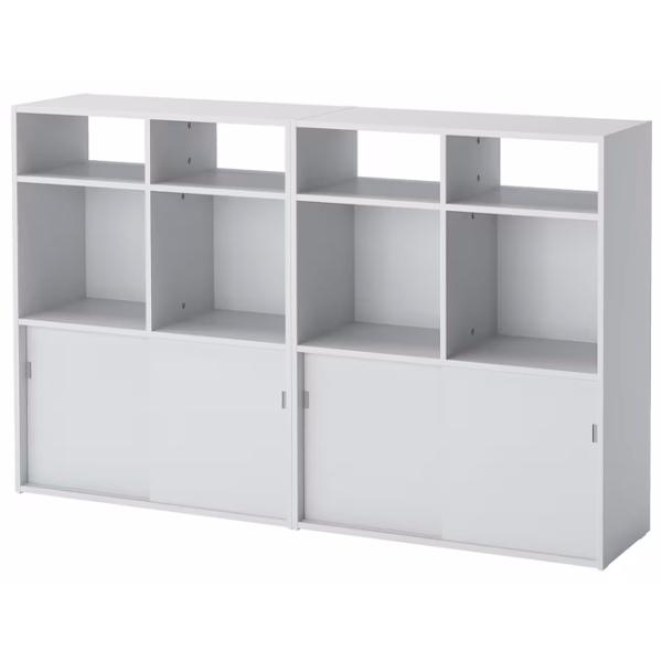 Comodă Ikea Spiksmed  96.5 x 154.5 x 32 / MDF / Gray photo 1