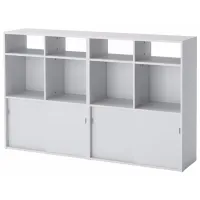 Comodă Ikea Spiksmed  96.5 x 154.5 x 32 / MDF / Gray