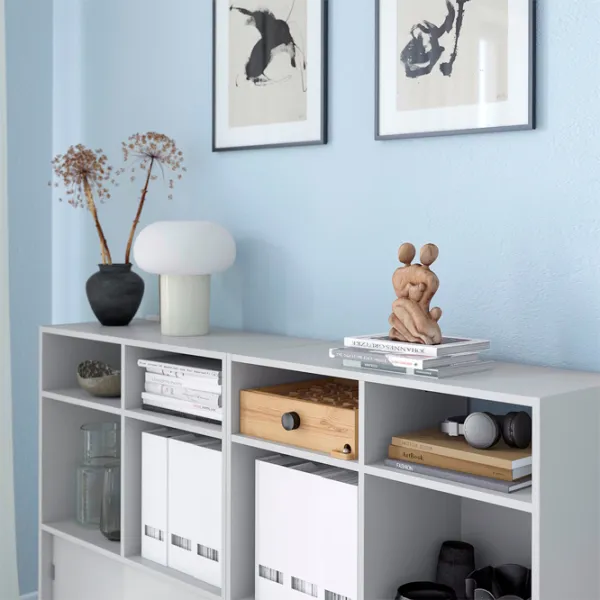Comodă Ikea Spiksmed  96.5 x 154.5 x 32 / MDF / Gray photo 4