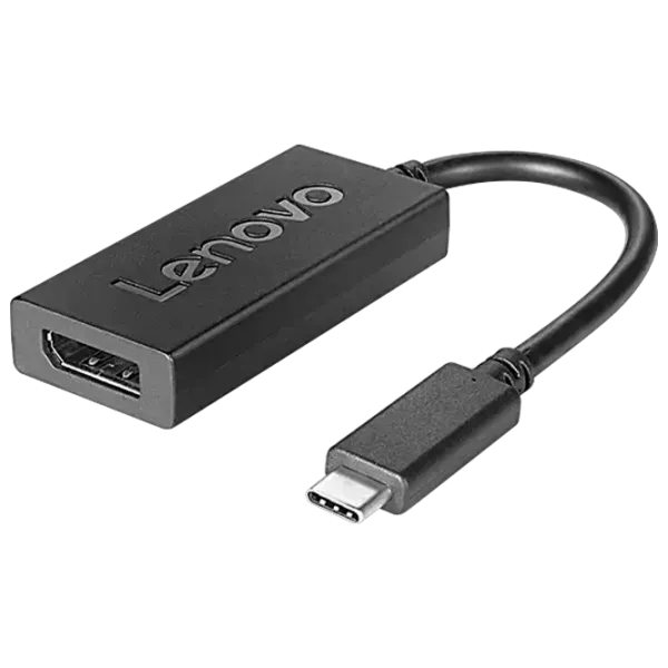 Adaptor Lenovo 4X90Q93303 USB Type-C / Black photo 1 Adaptor Lenovo 4X90Q93303 USB Type-C / Black photo 1
