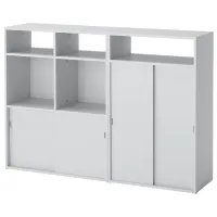 Комод Ikea Spiksmed  96 x 137 x 32см / МДФ / Серый 