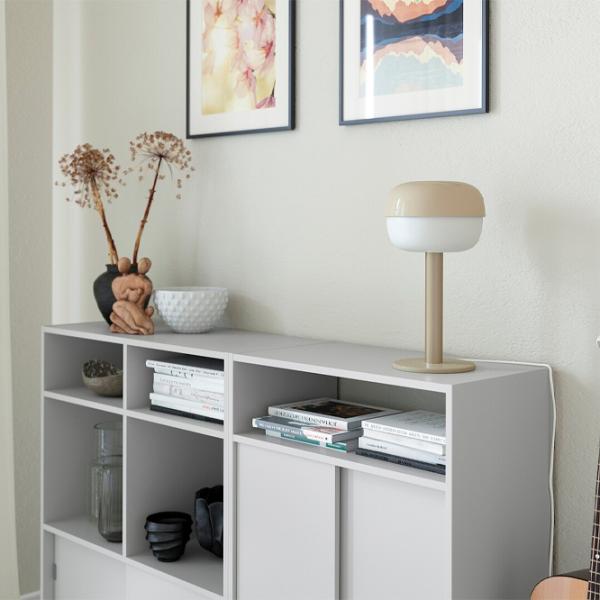 Comodă Ikea Spiksmed  96 x 137 x 32 / MDF / Gray photo 5