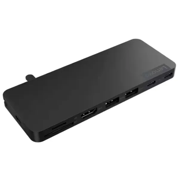 Adaptor Hub Lenovo Slim Travel Dock USB Type-C / Black photo 5