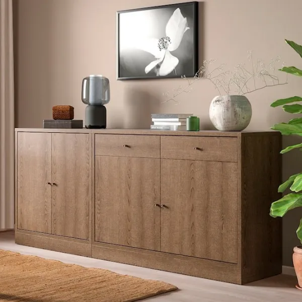Комод Ikea Tonstad 90 x 202.3 x 47см / МДФ / Коричневый  photo 3