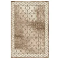 Ковер Covoare Ungheni Geo Brown Beige / Акрил