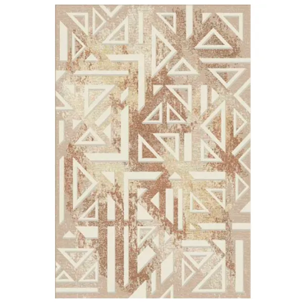 Covor Covoare Ungheni Geo Brown Beige / Acril photo 1