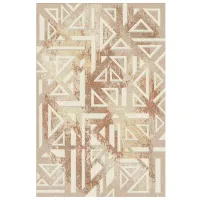 Covor Covoare Ungheni Geo Brown Beige / Acril