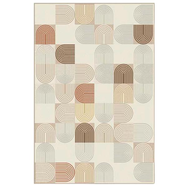 Covor Covoare Ungheni Geo Brown Beige / Acril photo 1