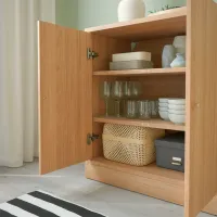 Comodă Ikea Tonstad 90 x 82 x 47 / MDF / Oak Veneer photo 2