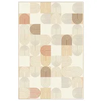 Ковер Covoare Ungheni Geo Бежевый / Акрил