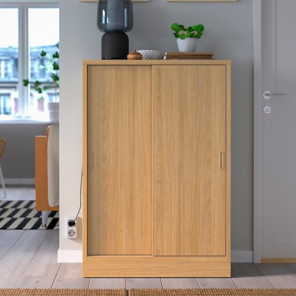 Комод Ikea Tonstad 120 x 82 x 37см / МДФ / Дубовый Шпон photo 2