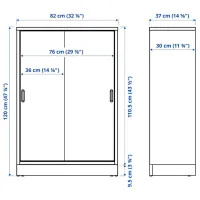 Comodă Ikea Tonstad 120 x 82 x 37 / MDF / Oak Veneer photo 5