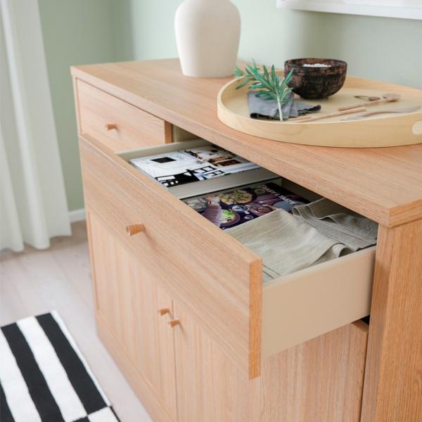 Комод Ikea Tonstad 90 x 120.5 x 47см / МДФ / Дубовый Шпон photo 4