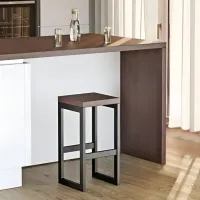 Барный стул Modern Home PJJBS0025 МДФ / Металл / Коричневый photo 3