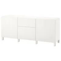 Комод Ikea Besta/Timmerviken/Stubbarp 74 x 180 x 42см / МДФ / Белый