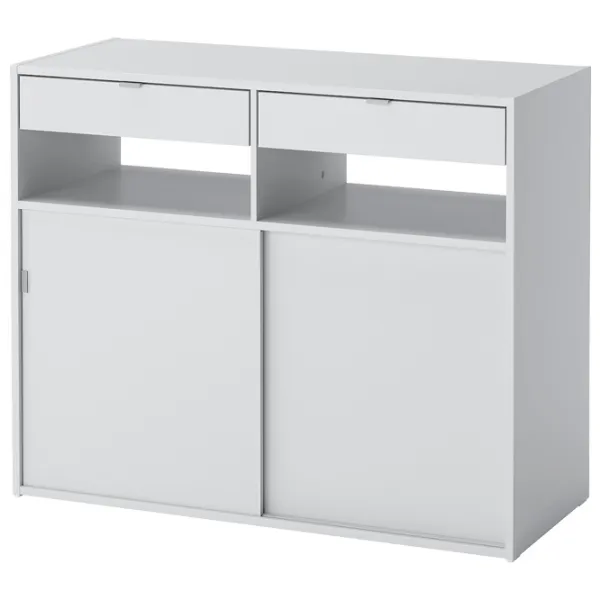 Комод Ikea Spiksmed  79.3 x 97 x 40см / МДФ / Серый  photo 1