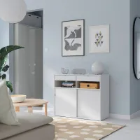 Comodă Ikea Spiksmed 79.3 x 97 x 40 / MDF / Gray photo 2