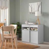 Comodă Ikea Spiksmed 79.3 x 97 x 40 / MDF / Gray photo 3