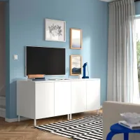 Comodă Ikea Platsa/Fonnes 73 x 160 x 57 / MDF / Alb photo 5