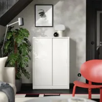 Comodă Ikea Tonstad 115.5 x 81 x 37.1 / MDF / Alb photo 2