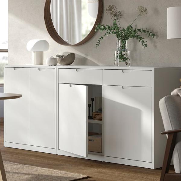 Комод Ikea Tonstad 90.8 x 200.6 x 47.1см / МДФ / Белый photo 2