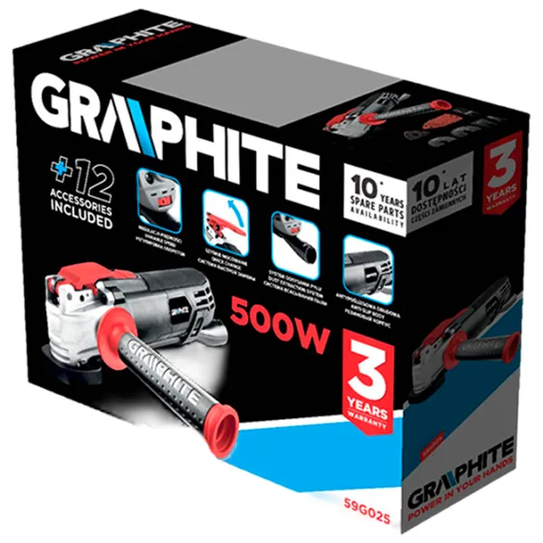 Mașină multifuncțională Graphite 59G025 Gray / Plastic photo 2