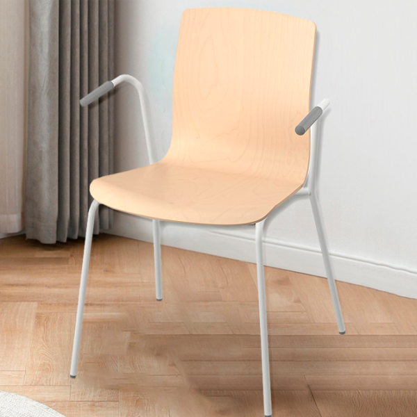 Scaun de birou Ikea Laktare Lemn/ Mesteacăn White photo 2