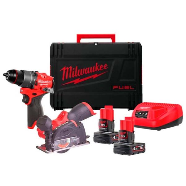 Набoр инструментов Milwaukee M12FPP2G2-402X 12 В / 2 photo 1