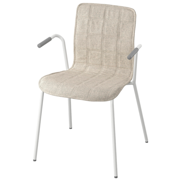 Scaun de birou Ikea Laktare Stofă/ Beige White photo 1