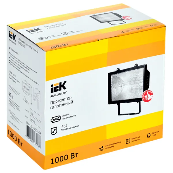 Проектор IEK ИО1000 Белый /  photo 3 Проектор IEK ИО1000 Белый /  photo 3