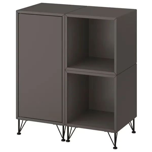 Comodă Ikea Eket 80 x 70 x 35 / MDF / Gri închis photo 1