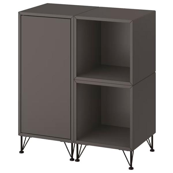 Comodă Ikea Eket 80 x 70 x 35 / MDF / Gri închis photo 1
