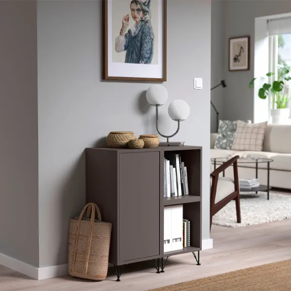 Comodă Ikea Eket 80 x 70 x 35 / MDF / Gri închis photo 5