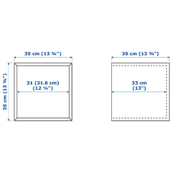Comodă Ikea Eket 80 x 70 x 35 / MDF / Gri închis photo 8