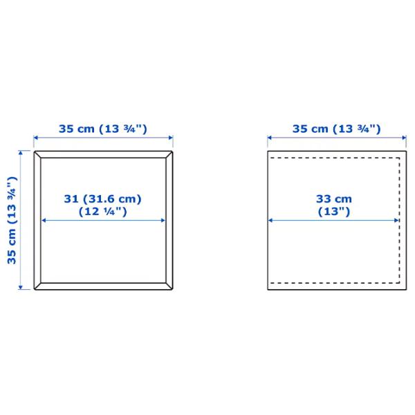 Comodă Ikea Eket 80 x 70 x 35 / MDF / Gri închis photo 8
