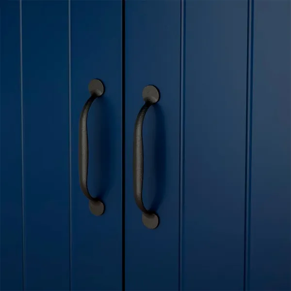 Comodă Ikea Skruvby 90 x 70 x 38 / MDF / Negru - Albastru photo 3