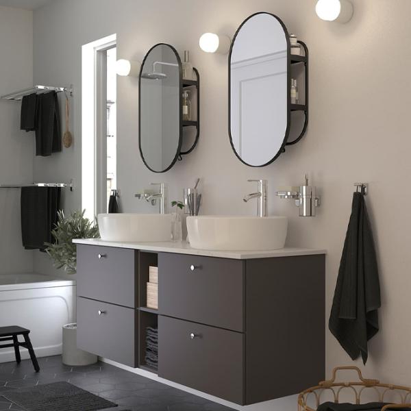 Oglindă Ikea Lindbyn  Sticlă / Oval photo 2