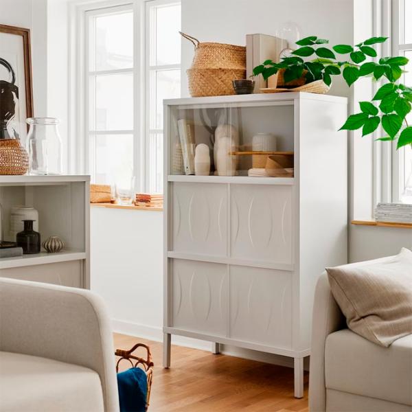 Комод Ikea Kalknas  137 x 83 x 43см / МДФ / Белый photo 3 Комод Ikea Kalknas  137 x 83 x 43см / МДФ / Белый photo 3