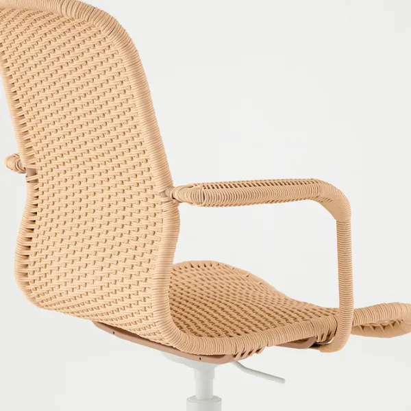 Scaun de birou Ikea Stigbygel Stofă/ Beige White photo 4