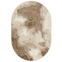 Ковер Covoare Ungheni Geo Brown Beige / Акрил