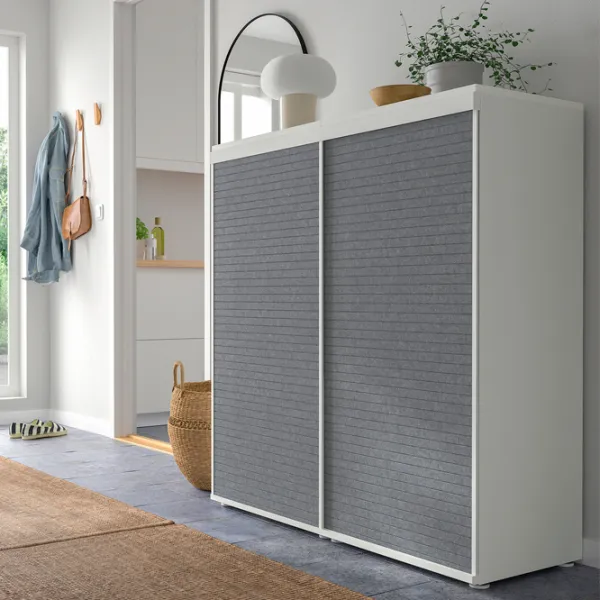 Комод Ikea Platsa/Larkollen 122.9 x 120 x 41.8см / МДФ / Тёмно-серый photo 2