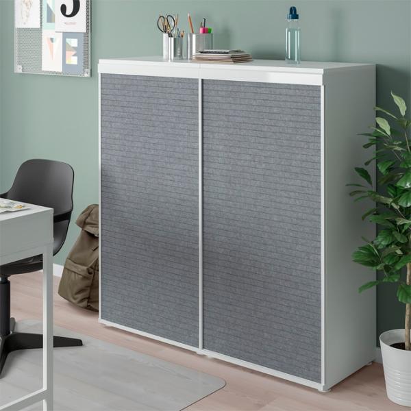 Комод Ikea Platsa/Larkollen 122.9 x 120 x 41.8см / МДФ / Тёмно-серый photo 3