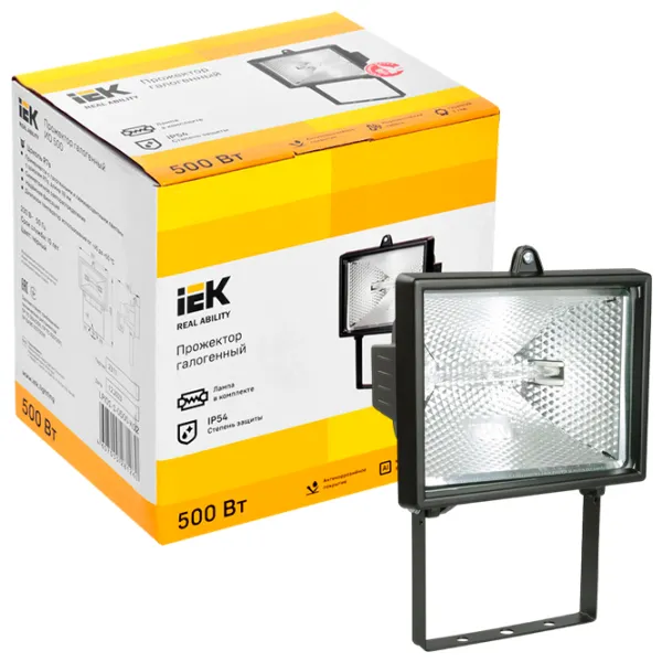 Проектор IEK ИО500 Жёлтый /  photo 3 Проектор IEK ИО500 Жёлтый /  photo 3