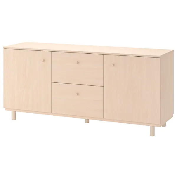 Comodă Ikea Ersnas 79 x 180 x 44 / MDF / Imitație de mesteacăn photo 1 Comodă Ikea Ersnas 79 x 180 x 44 / MDF / Imitație de mesteacăn photo 1